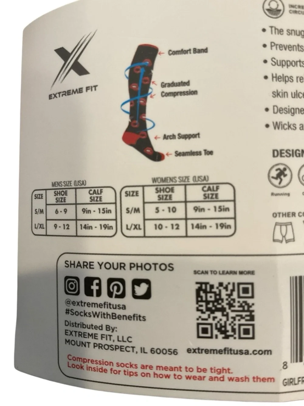 Two pairs of compression socks NWT